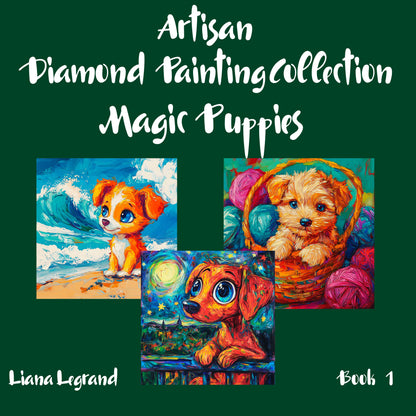 Diamond Painting Magic Puppies - Book 1