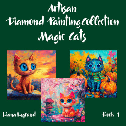 Diamond Paintinng Magic Cats - Book 1