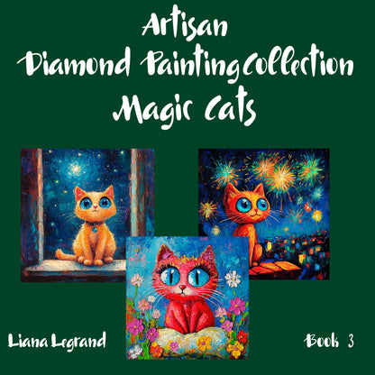 Diamond Paintinng Magic Cats - Book 3