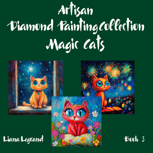 Diamond Paintinng Magic Cats - Book 3
