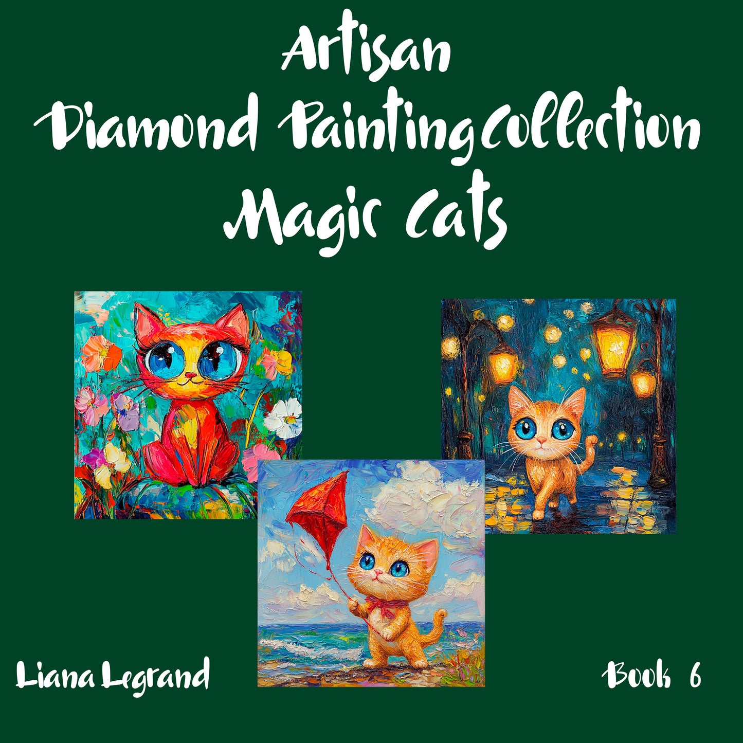 Diamond Painting Magic Cats - Book 6
