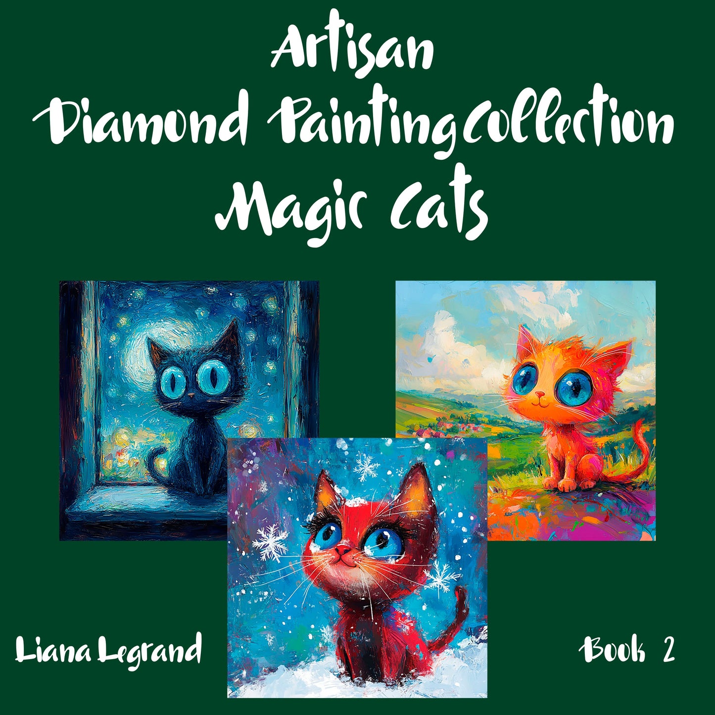 Diamond Paintinng Magic Cats - Book 2