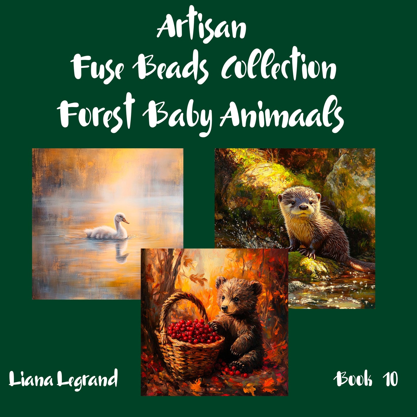 Fuse Beads Forest Baby Animals - Book 10