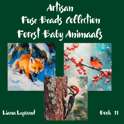 Fuse Beads Forest Baby Animals - Book 11