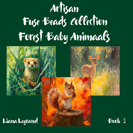 Fuse Beads Forest Baby Animals - Book 5