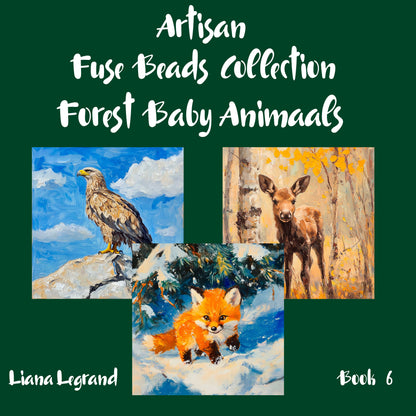 Fuse Beads Forest Baby Animals - Book 6