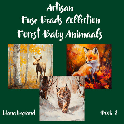 Fuse Beads Forest Baby Animals - Book 8