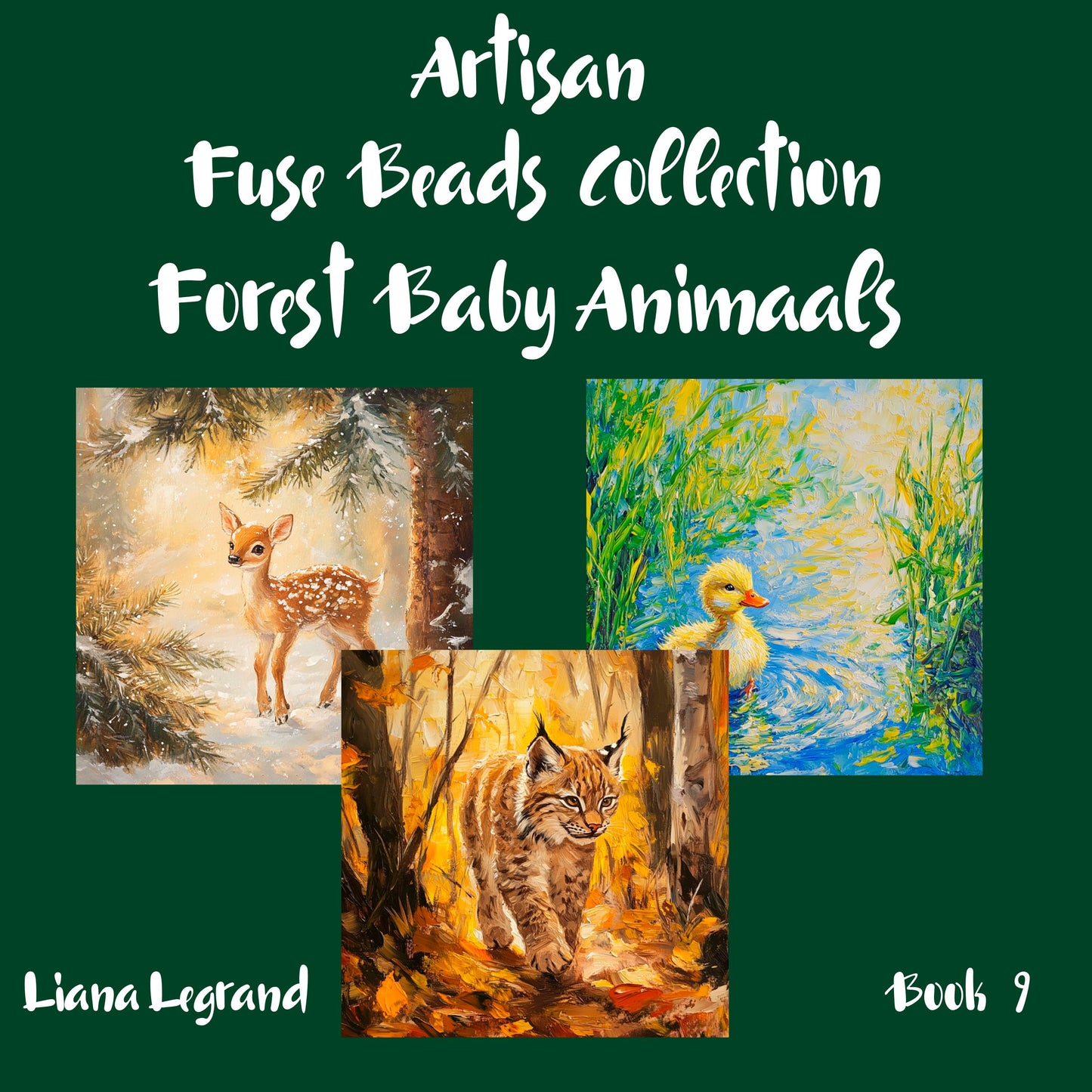 Fuse Beads Forest Baby Animals - Book 9