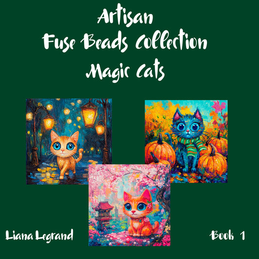 Fuse Beads Magic Cats - Book 1