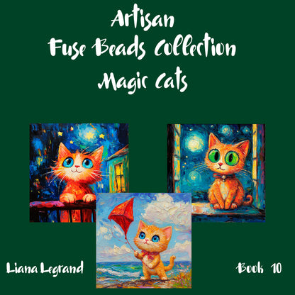 Fuse Beads Magic Cats - Book 10