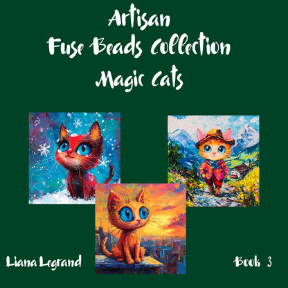 Fuse Beads Magic Cats - Book 3