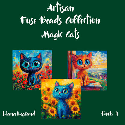 Fuse Beads Magic Cats - Book 4
