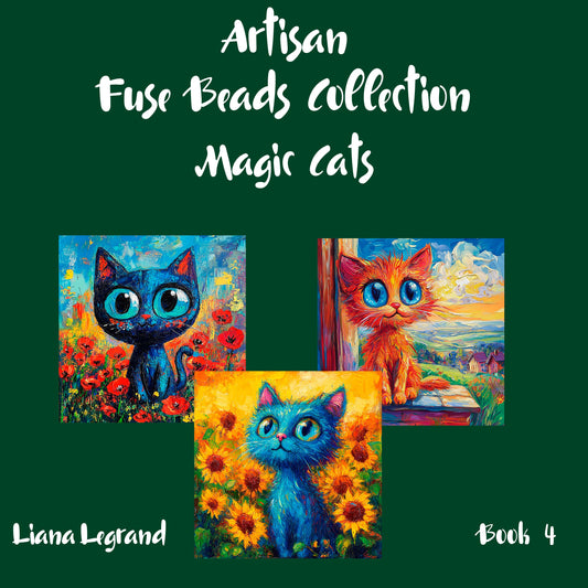 Fuse Beads Magic Cats - Book 4