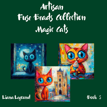 Fuse Beads Magic Cats - Book 5