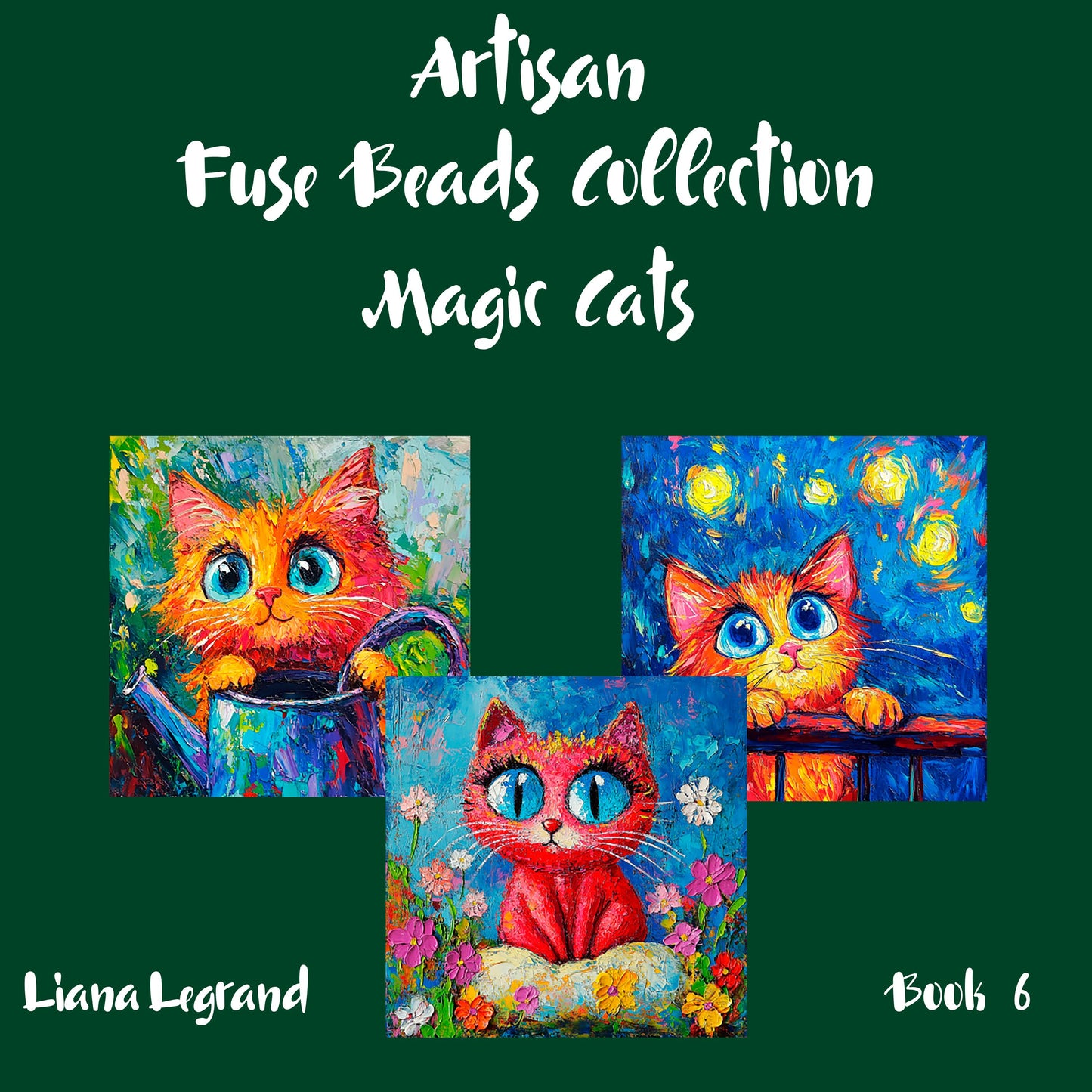 Fuse Beads Magic Cats - Book 6