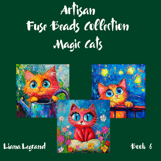 Fuse Beads Magic Cats - Book 6