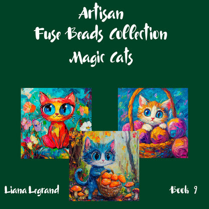 Fuse Beads Magic Cats - Book 9