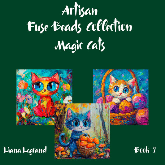 Fuse Beads Magic Cats - Book 9