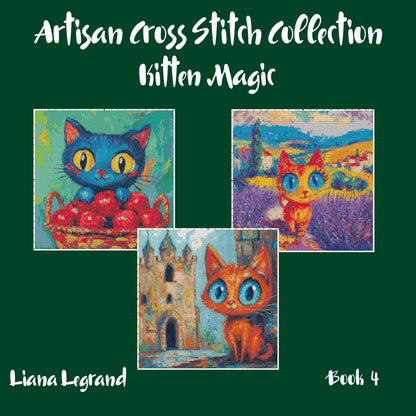 Kitten Magic: Cross Stitch Patterns - Book 4