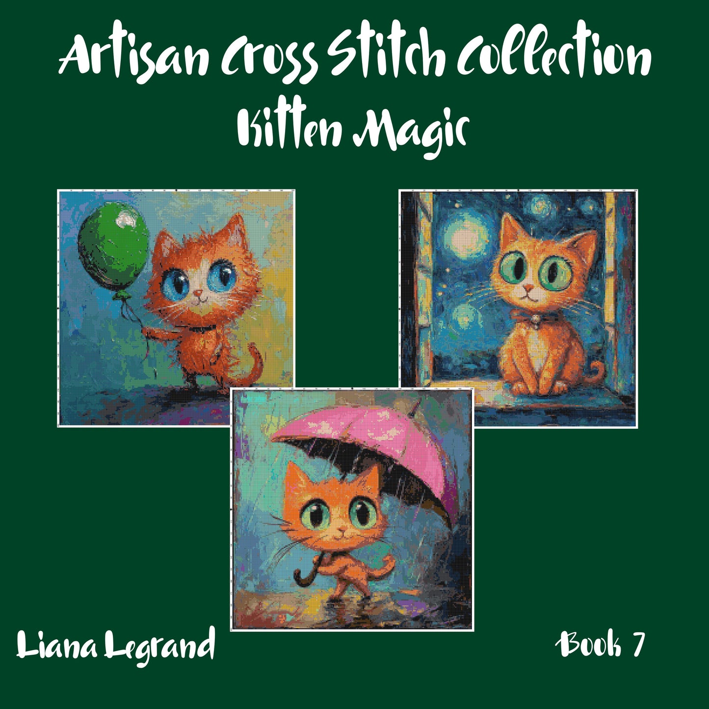 Kitten Magic: Cross Stitch Patterns - Book 7