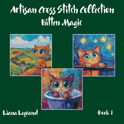 Kitten Magic: Cross Stitch Patterns - Book 8
