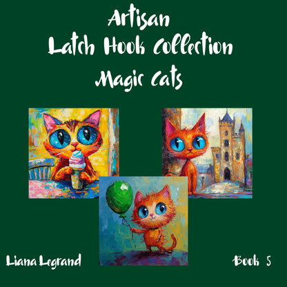 Latch Hook Magic Cats - Book 5