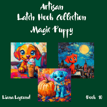 Latch Hook Magic Puppy - Book 10