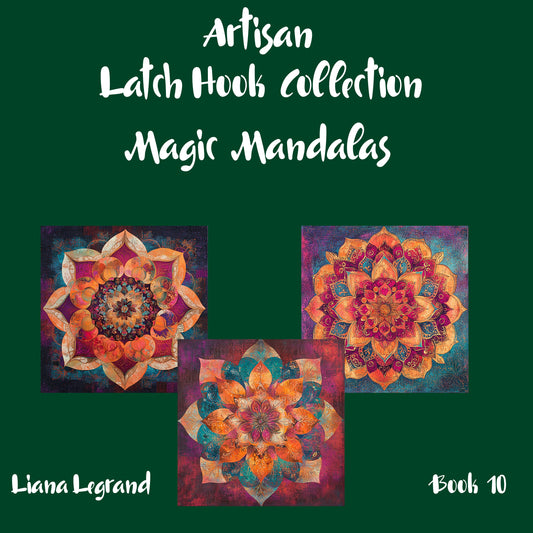 Latch Hook Mandalas - Book 10
