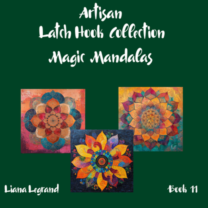 Latch Hook Mandalas - Book 11