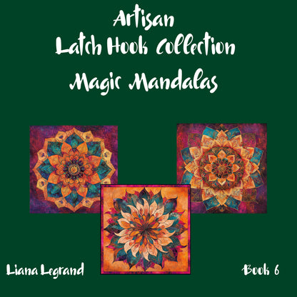 Latch Hook Mandalas - Book  6