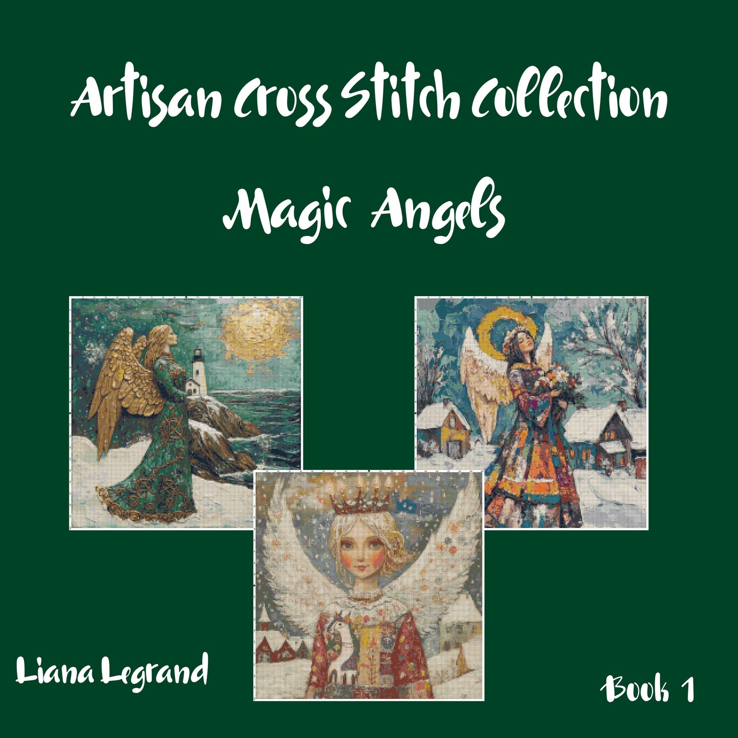 Angels: Christmas Cross Stitch Patterns - Book 1