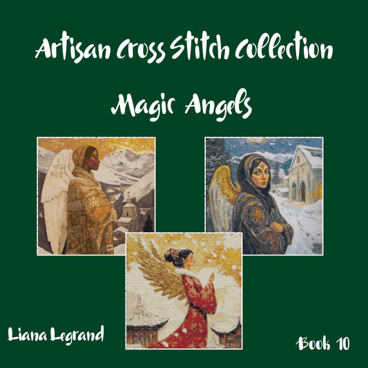 Angels: Christmas Cross Stitch Patterns - Book 10