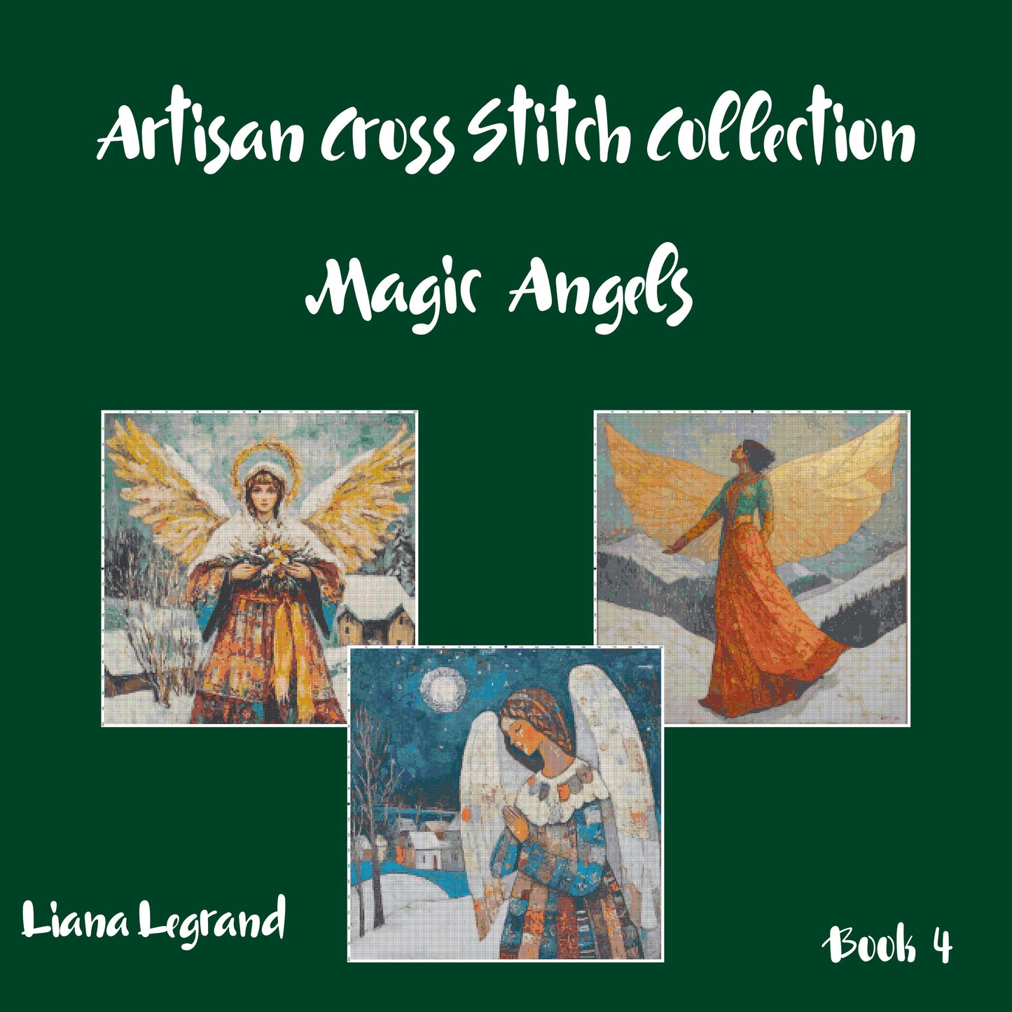 Angels: Christmas Cross Stitch Patterns - Book 4