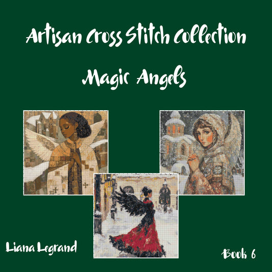Angels: Christmas Cross Stitch Patterns - Book 6