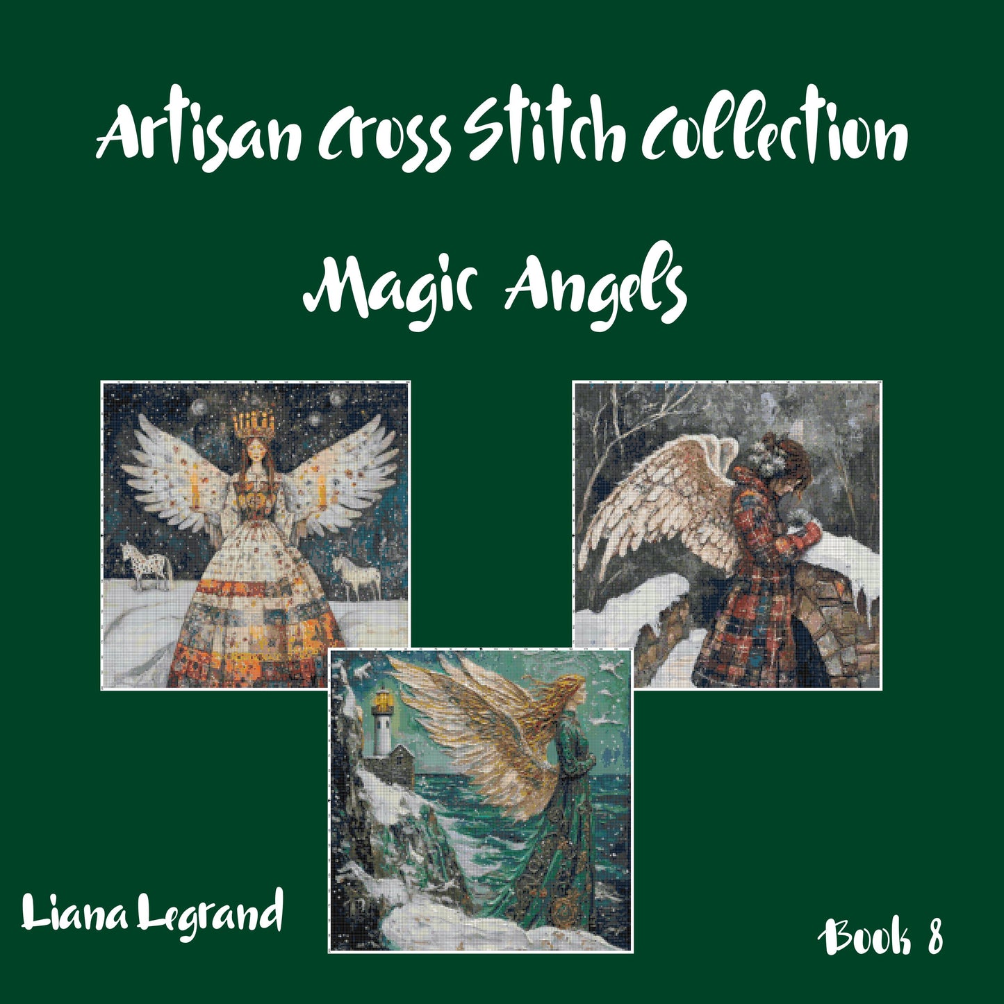 Angels: Christmas Cross Stitch Patterns - Book 8