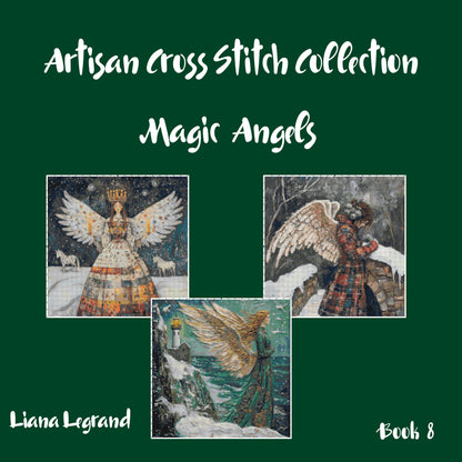 Angels: Christmas Cross Stitch Patterns - Book 8