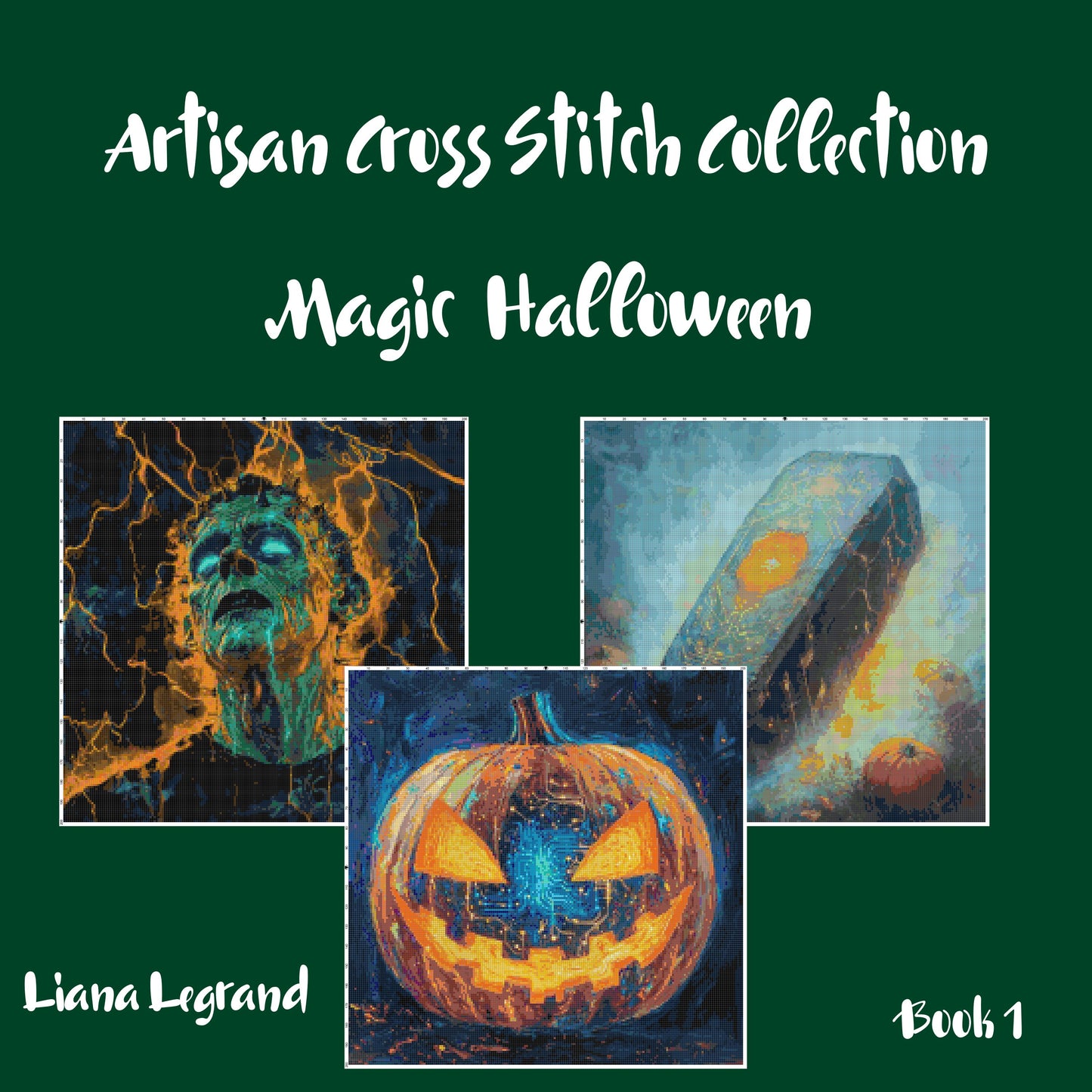 Magic Halloween: Cross Stitch Printable Patterns