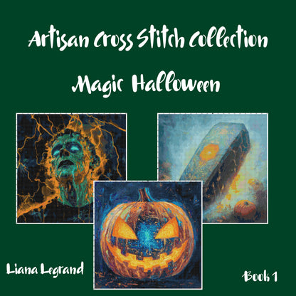 Magic Halloween: Cross Stitch Printable Patterns