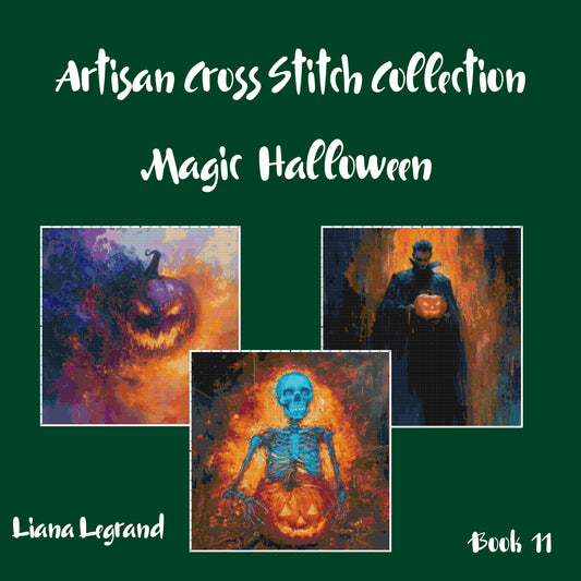 Magic Halloween: Cross Stitch Printable Patterns