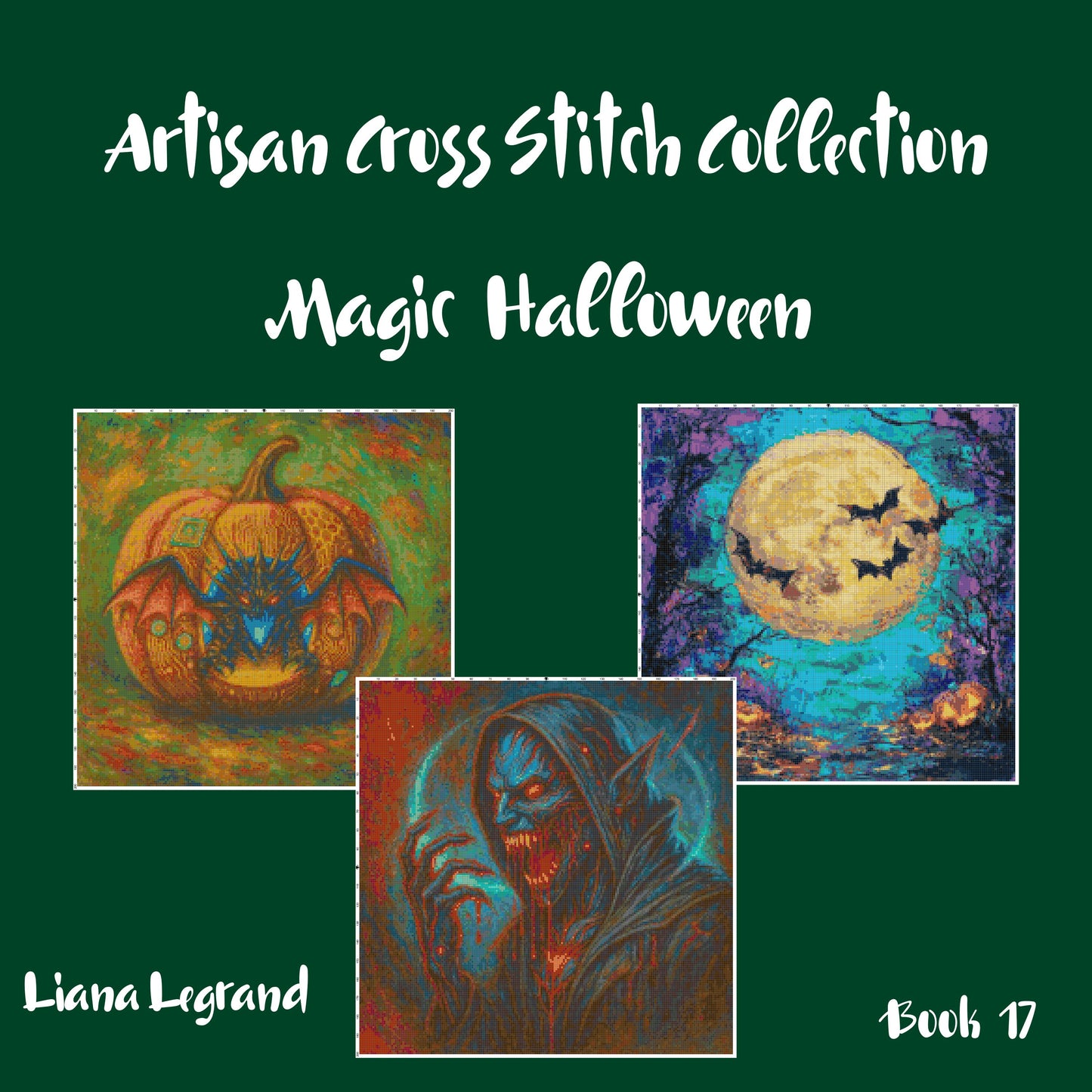 Magic Halloween: Cross Stitch Printable Patterns