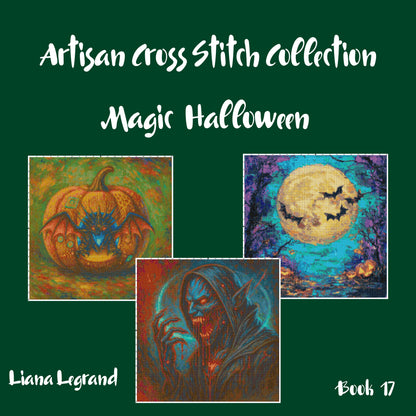 Magic Halloween: Cross Stitch Printable Patterns