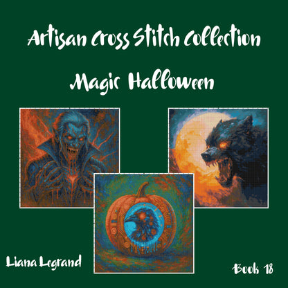 Magic Halloween: Cross Stitch Printable Patterns