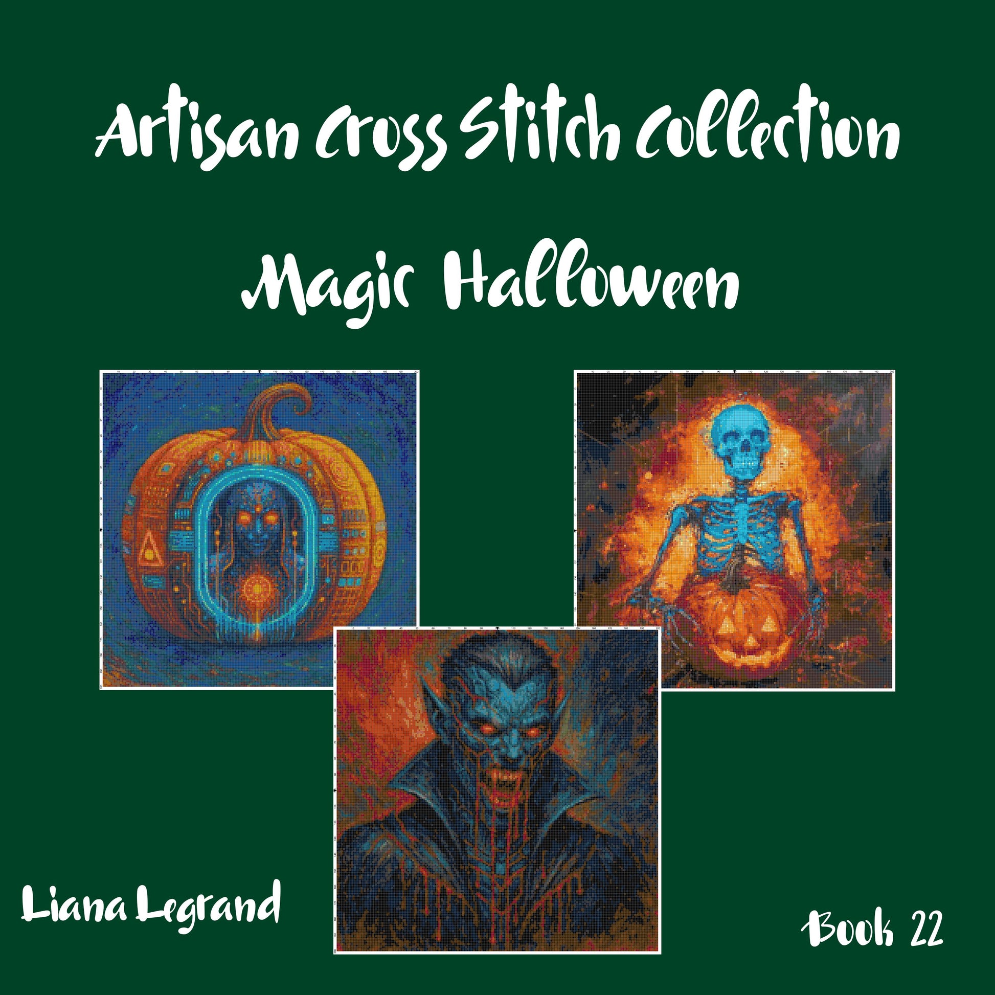 Magic Halloween: Cross Stitch Printable Patterns