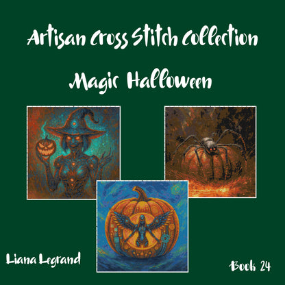 Magic Halloween: Cross Stitch Printable Patterns