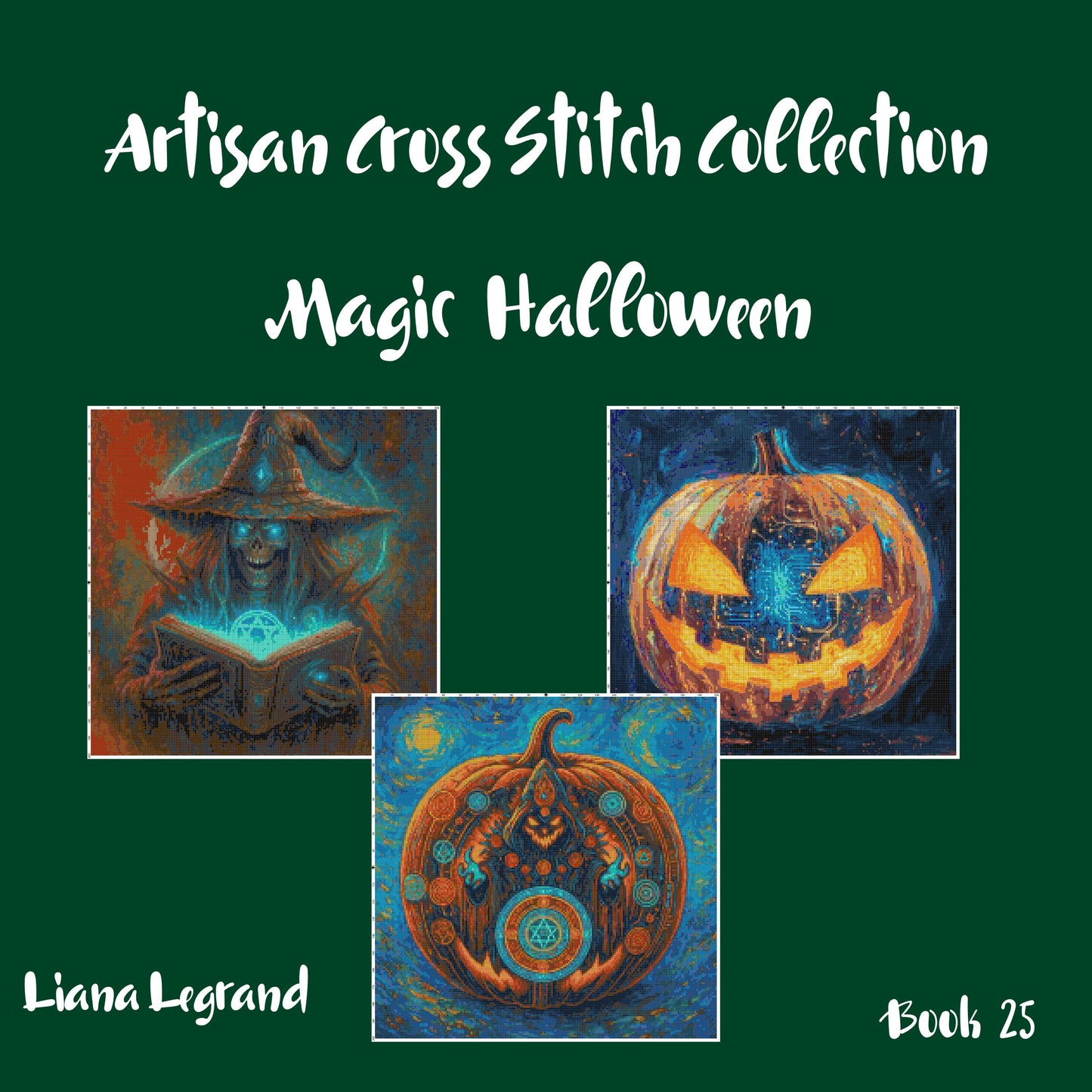 Magic Halloween: Cross Stitch Printable Patterns