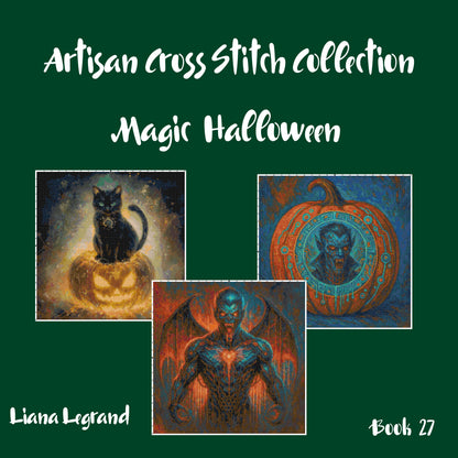 Magic Halloween: Cross Stitch Printable Patterns