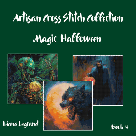 Magic Halloween: Cross Stitch Printable Patterns