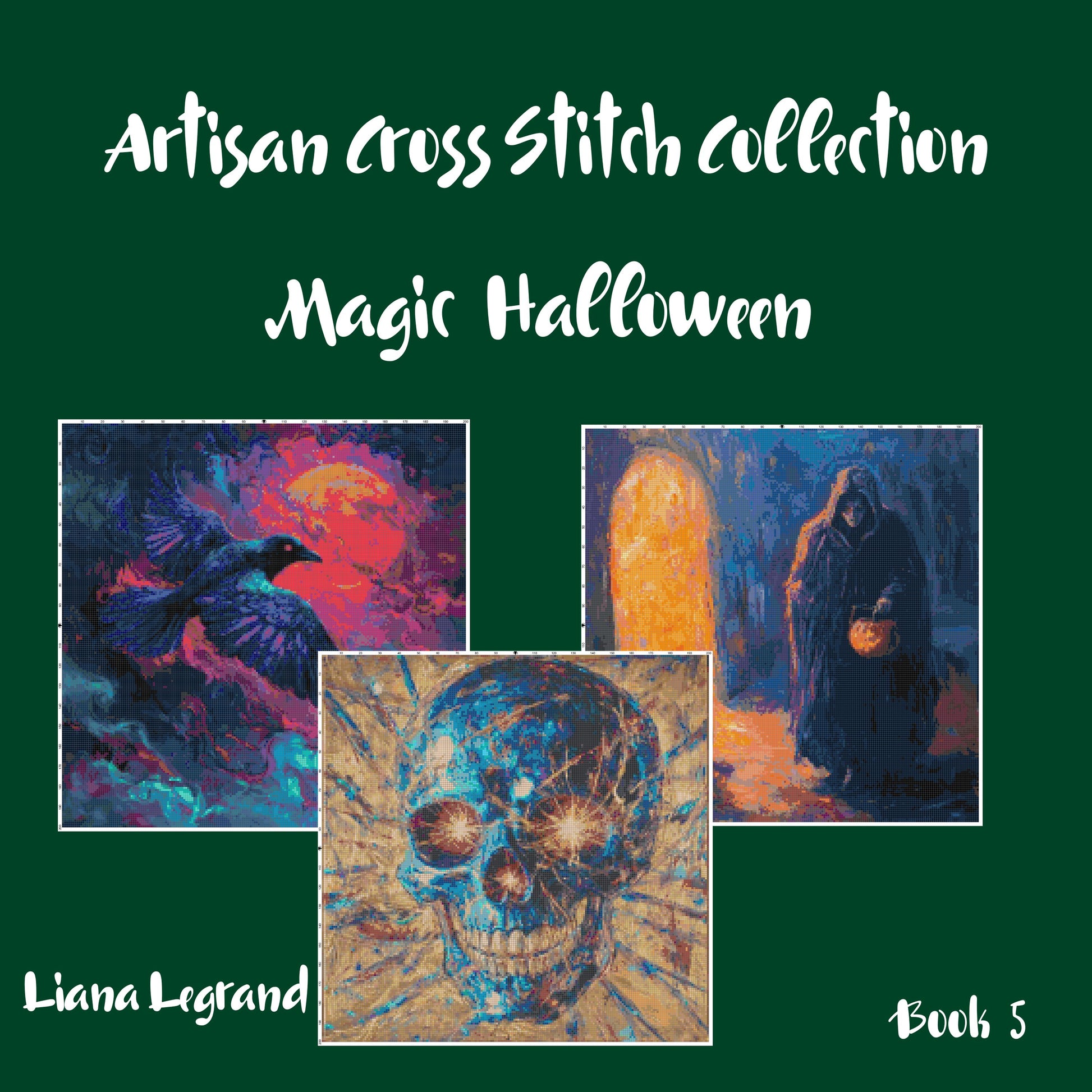 Magic Halloween: Cross Stitch Printable Patterns