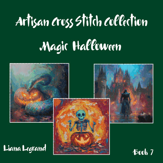 Magic Halloween: Cross Stitch Printable Patterns