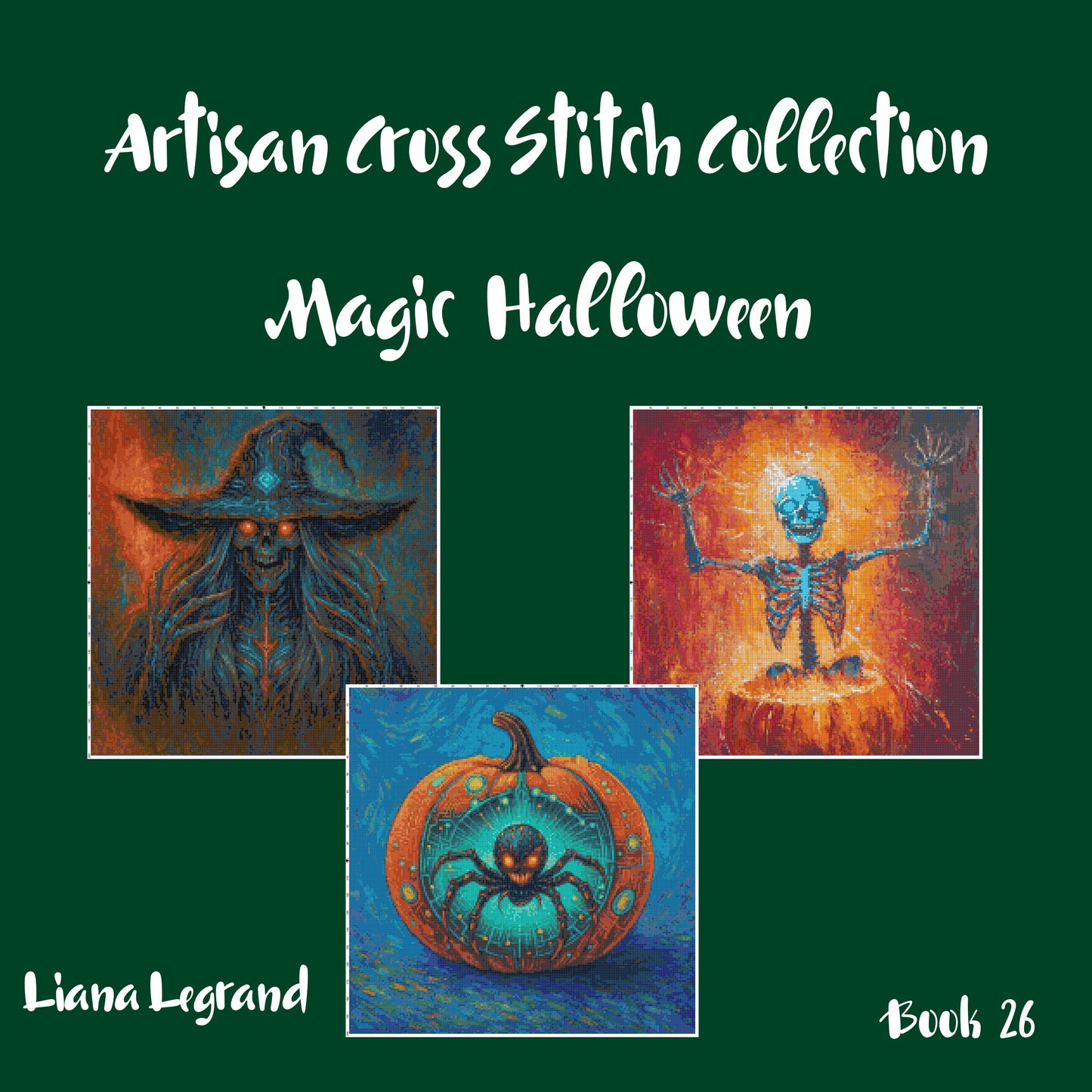 Magic Halloween: Cross Stitch Printable Patterns